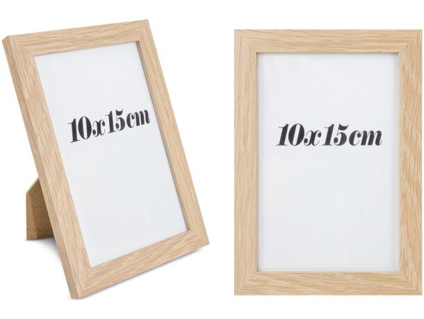 Portafotos Varelo en madera DMF para fotografía 10x15 cm detalle 3