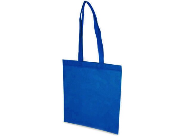 Bolsa non woven con asas largas resistentes azul royal