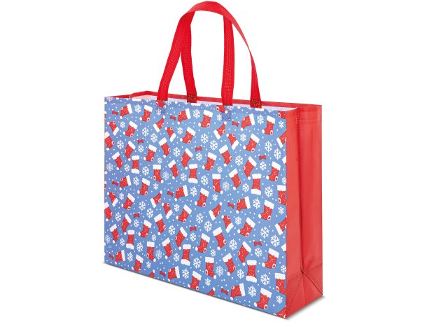 Bolsa regalo navideña Gratia non woven laminado resistente detalle 1