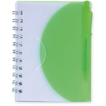 Libreta con tapas de plástico transparente personalizada Libreta con tapas de plástico transparente personalizada
