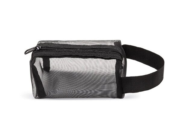 Neceser portatodo Tanis con malla semitransparente de poliéster Negro detalle 4