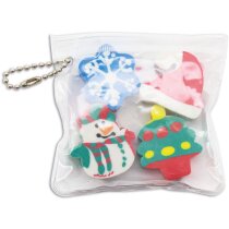 Set gomas navideñas Hal 1 pack personalizado