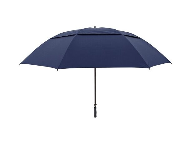 Paraguas Protocolo con varillas de fibra de vidrio y mango EVA Azul marino detalle 1