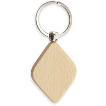 Llaveros de madera personalizados baratos con forma de gota