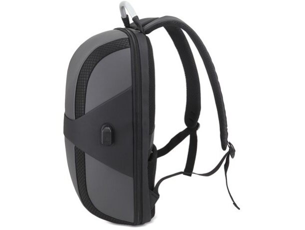 Mochila semirrígida Mayer Pierre Delone con puerto USB detalle 8