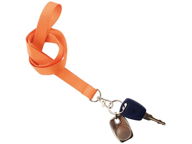 Lanyard metalico Lituan naranja