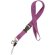 Lanyard doble de poliéster lila