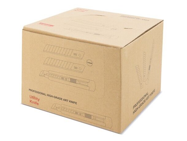 Cutter con stop automático Max pack 40 unidades Negro detalle 14