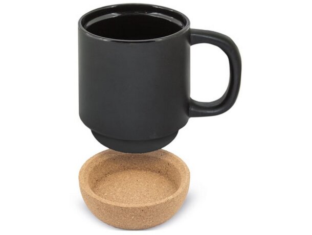Mug ceramica soff negro