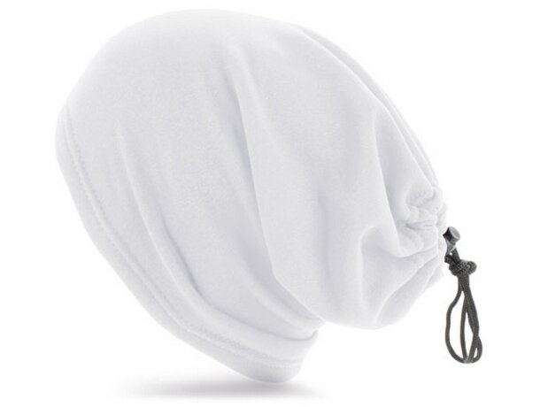 Braga polar con gorro Plus Quality blanco