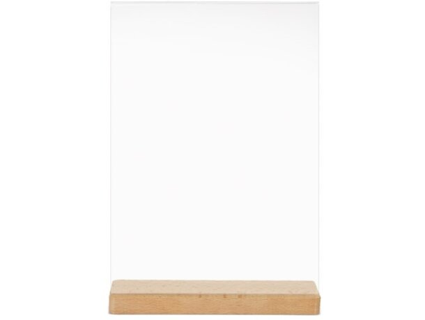 Portagráfica A4 base madera natural Izor para documentos detalle 5