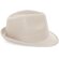Sombrero con ala irregular piedra