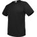 Camiseta Runner adulto poliéster técnico transpirable Negro