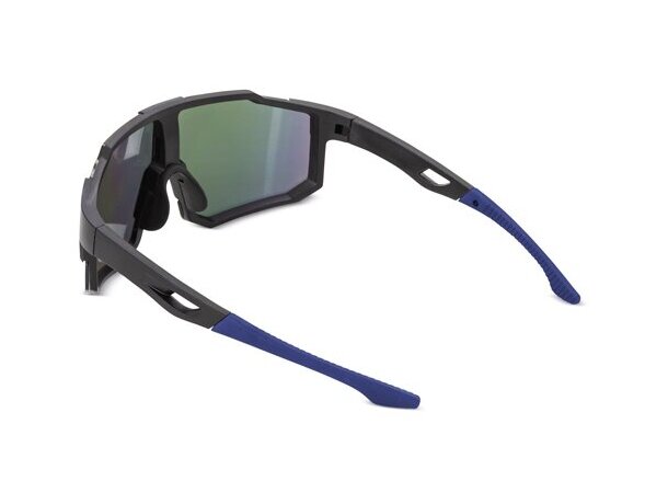 Gafas deportivas Olympia con protección UV400 y lentes espejo Azul detalle 2
