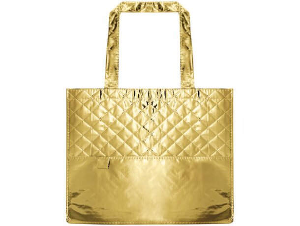 Bolsa elegante de non woven oro