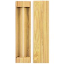 Estuche cartón bambú para dos bolígrafos