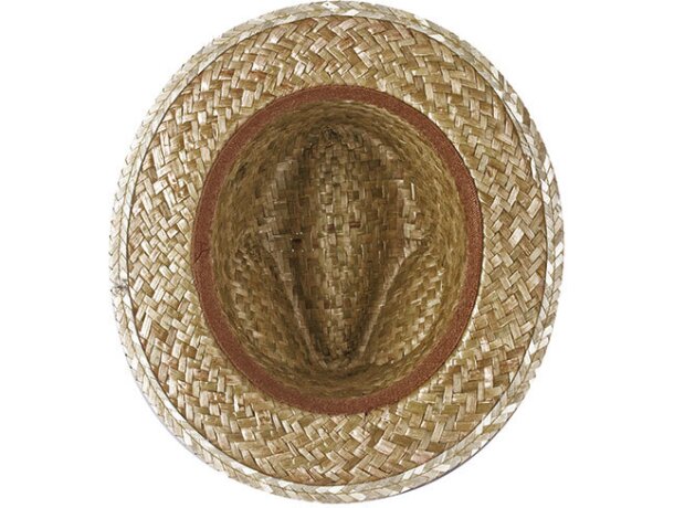 Sombrero color verdoso ala corta