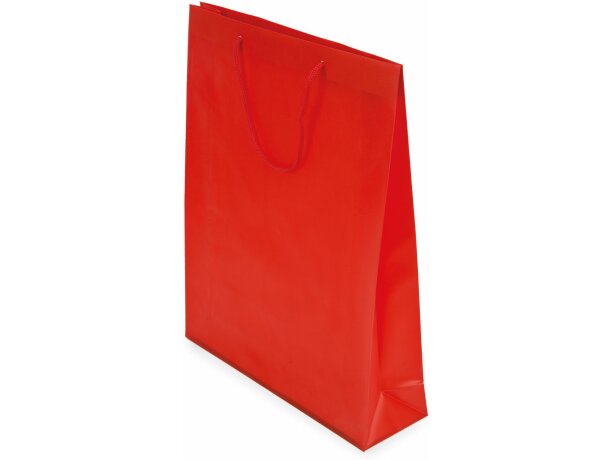 Bolsa vertical de pvc ideal para regalos roja