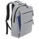 Mochila portaordenador soft-touch Davis PU resistente al agua Gris detalle 1