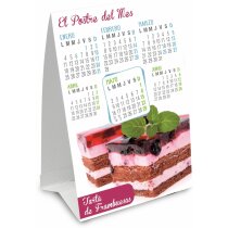 Calendario a todo color sobremesa triangular personalizado Calendario a todo color sobremesa triangular personalizado