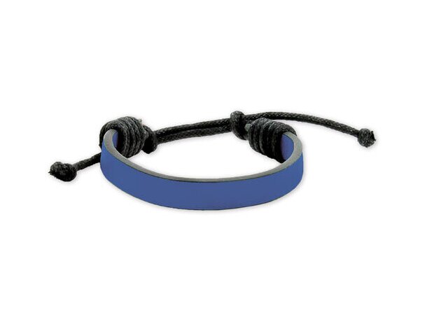 Pulsera polipiel ajustable Arcos azul royal