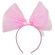 Diadema con luces LED Mis para eventos y celebraciones Rosa detalle 2