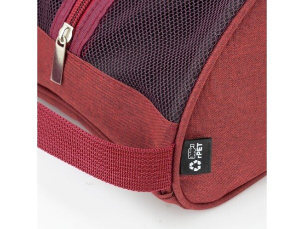 Zapatillero ventilado Zasar en RPET reciclado Burdeos detalle 4