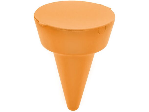 Colillero para la playa naranja
