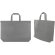 Bolsa non woven Damasco gran capacidad personalizable Gris