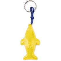 Llavero delfín de PU barato amarillo Llavero delfín de PU barato amarillo