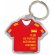 Llavero camiseta en abs personalizado