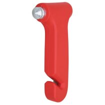 Martillo Thor emergencia PP rojo rompe cristales