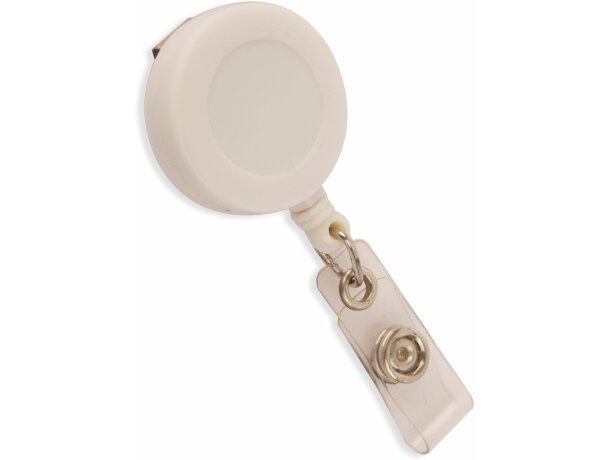 Portaindentificador extensible blanco barato