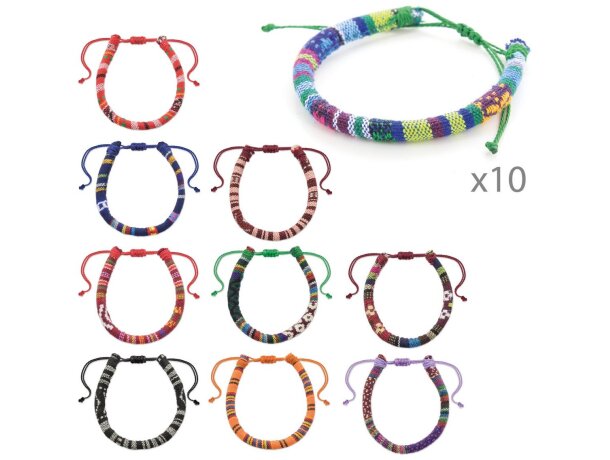 Set 10 pulseras Friendship