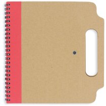 Libreta anillas personalizado cartón reciclado azul