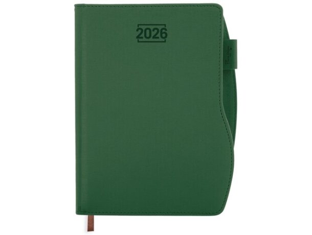 Agenda corporativa Trípoli polipiel rígida día página 176 hojas detalle 5