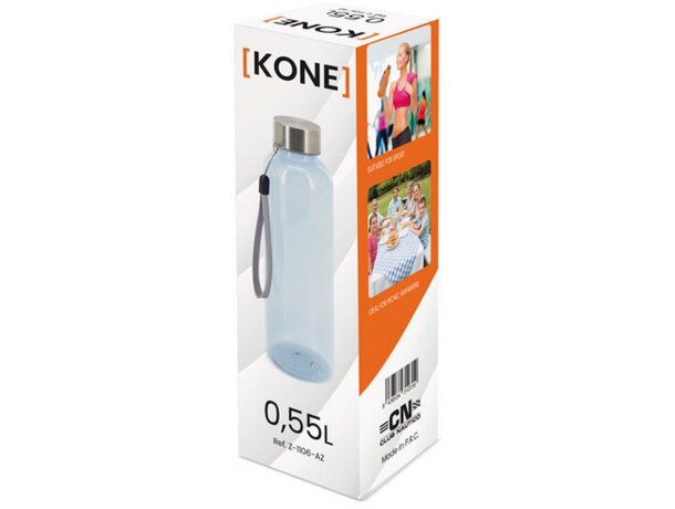 Botella rpet kone azul