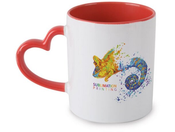 Mug sublimacion corazon