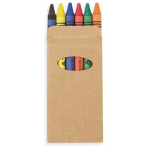 Caja de cartón de 6 ceras personalizado