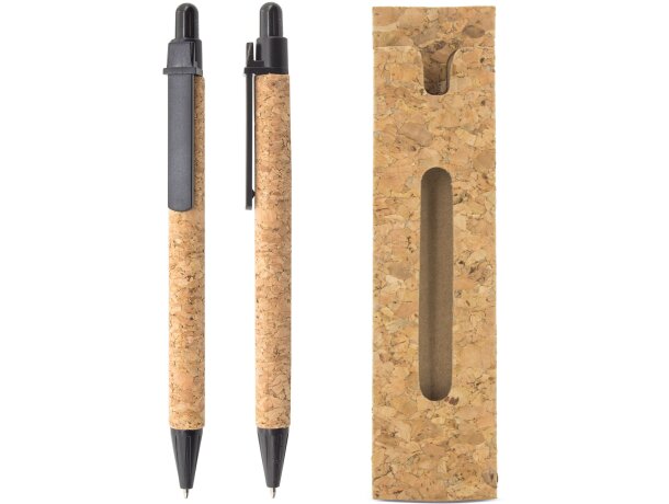 Bolígrafo con funda de corcho natural barata