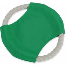 Frisbee para mascotas de cuerda personalizado azul