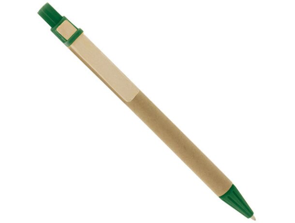 Boligrafo carton reclicado pino verde