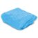 Poncho plegable Bross con bolsa rPET para campañas corporativas Azul detalle 8