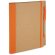 Cuaderno a5 carton reciclado Dipa naranja