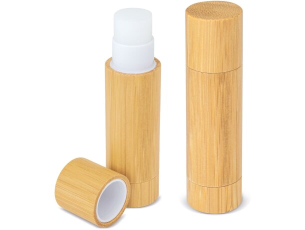 Bálsamo labial bambú Malyn con aroma vainilla detalle 3