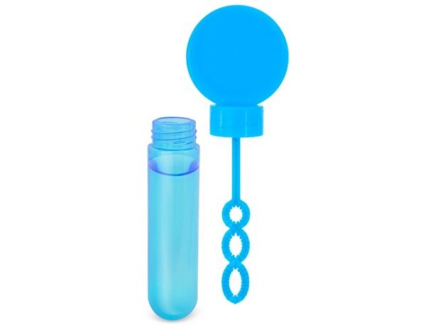 Pompero de burbujas Boble con líquido jabonoso pack 24 uds Azul detalle 2