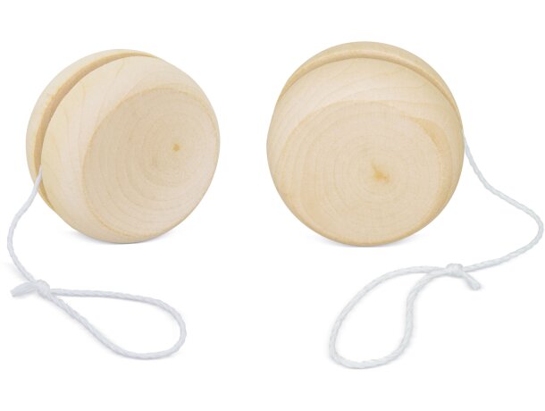 Yo-Yo de madera natural. Detalles originales y baratos para niños.