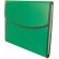 Carpeta con archivador y cierre de velcro personalizada verde
