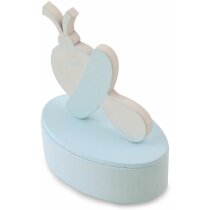 Cajita chupete imantada personalizada azul claro Cajita chupete imantada personalizada azul claro