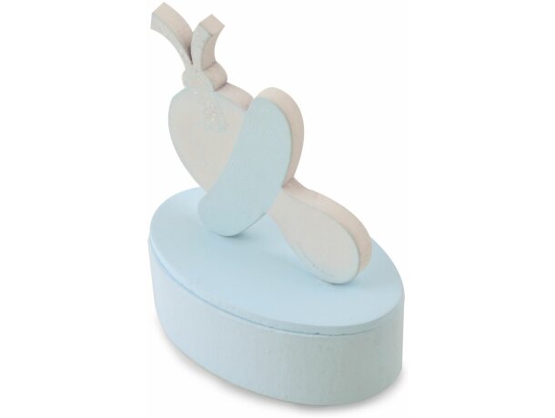 Cajita chupete imantada personalizada azul claro Cajita chupete imantada personalizada azul claro